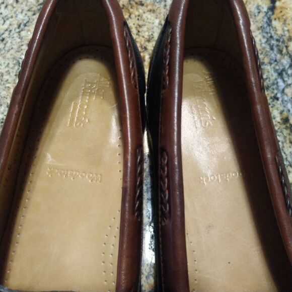 Allen Edmonds Men’s Woodstock Shoes Black Brown Tassels Leather Loafers Sz 11 C - Picture 11 of 14